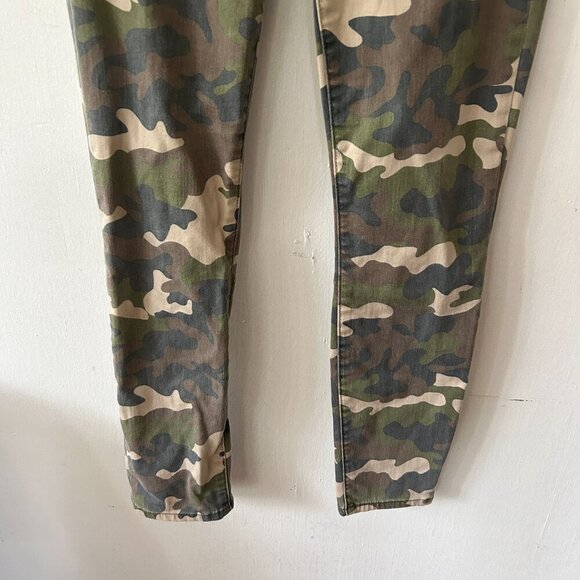 GAP Camo Skinny Jeans Womens 28R Mid Rise Ankle Zippers - Picture 3 of 7